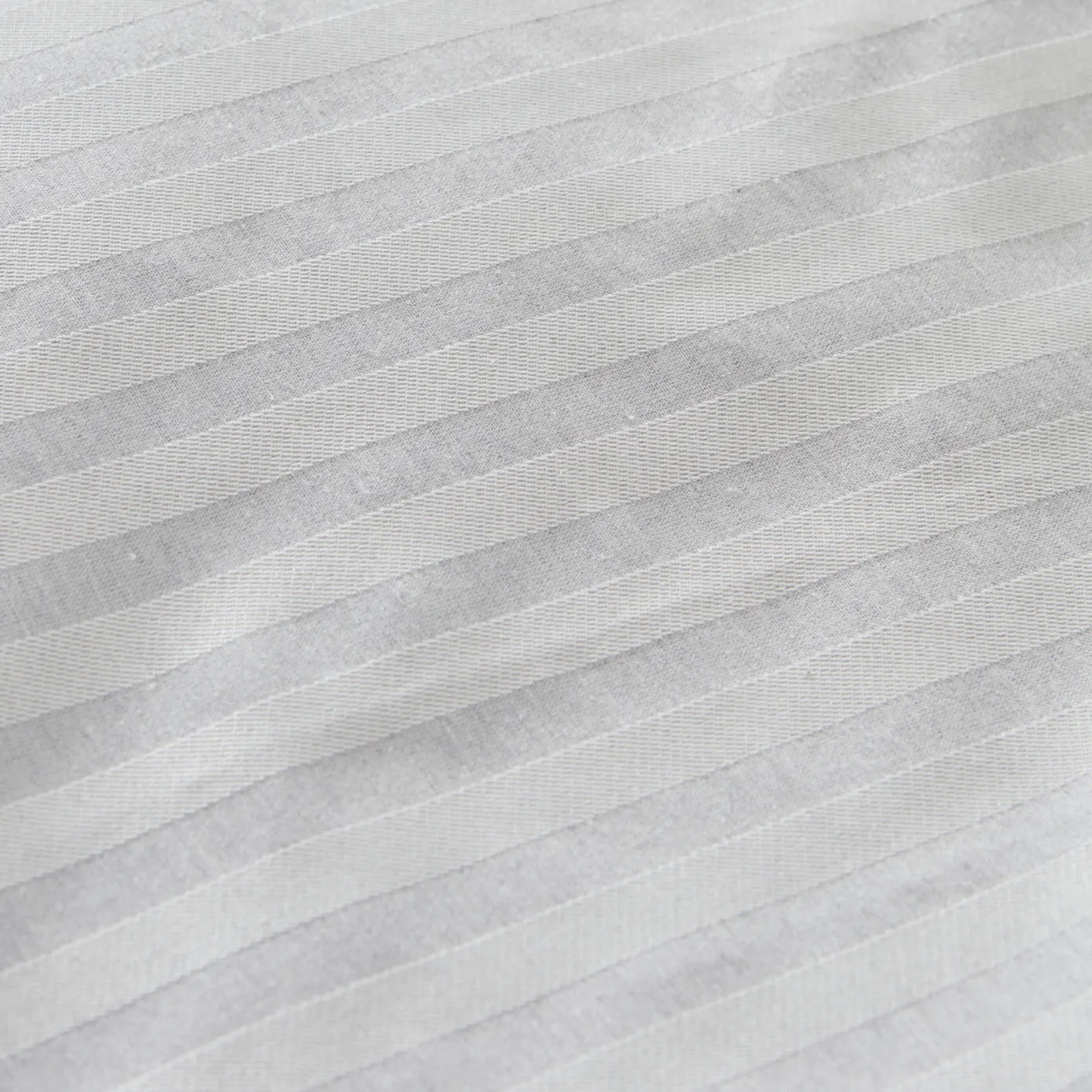 Karaca Home Josef Satin Doppel-Bettbezug Set Gestreift Grau – Bild 6