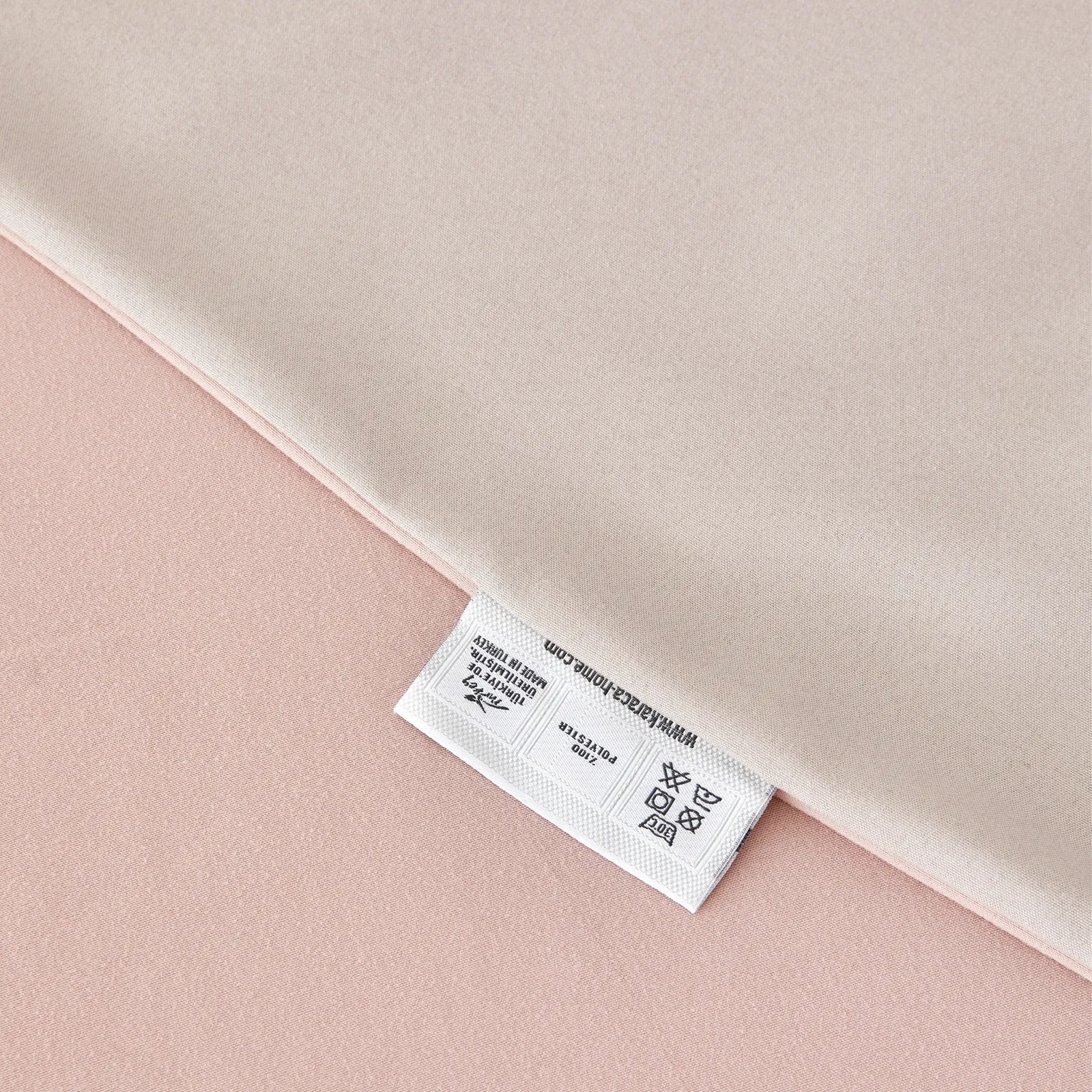 Karaca Home Puderrossa Und Beige Bettbezug Set Doppelt – Bild 9