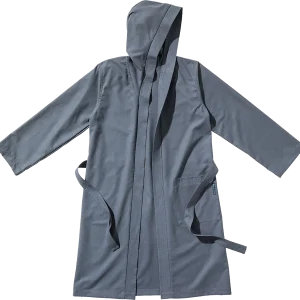 Cocoon Microfiber Bathrobe Ultralight with Hood Size XXL anchor grey