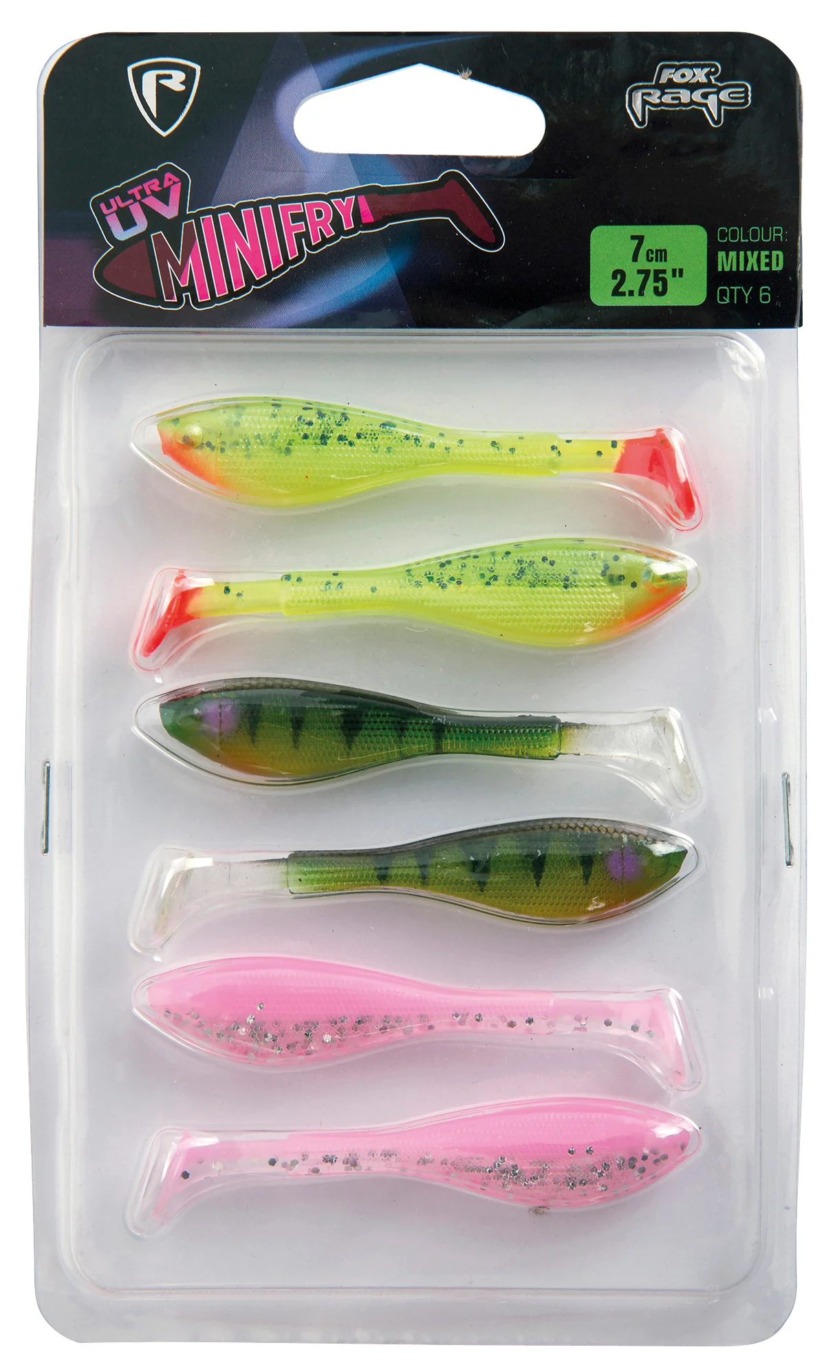 Mini Fry UV Mixed Colour Pack / 7 cm