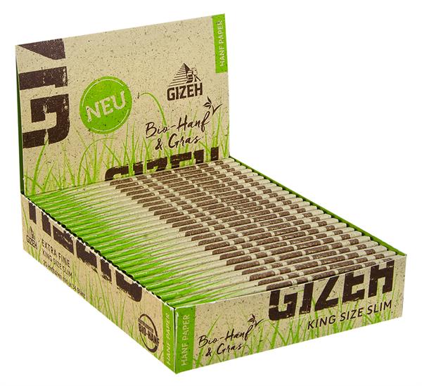 Hanf & Gras King Size Slim Zigarettenpapers | GIZEH
