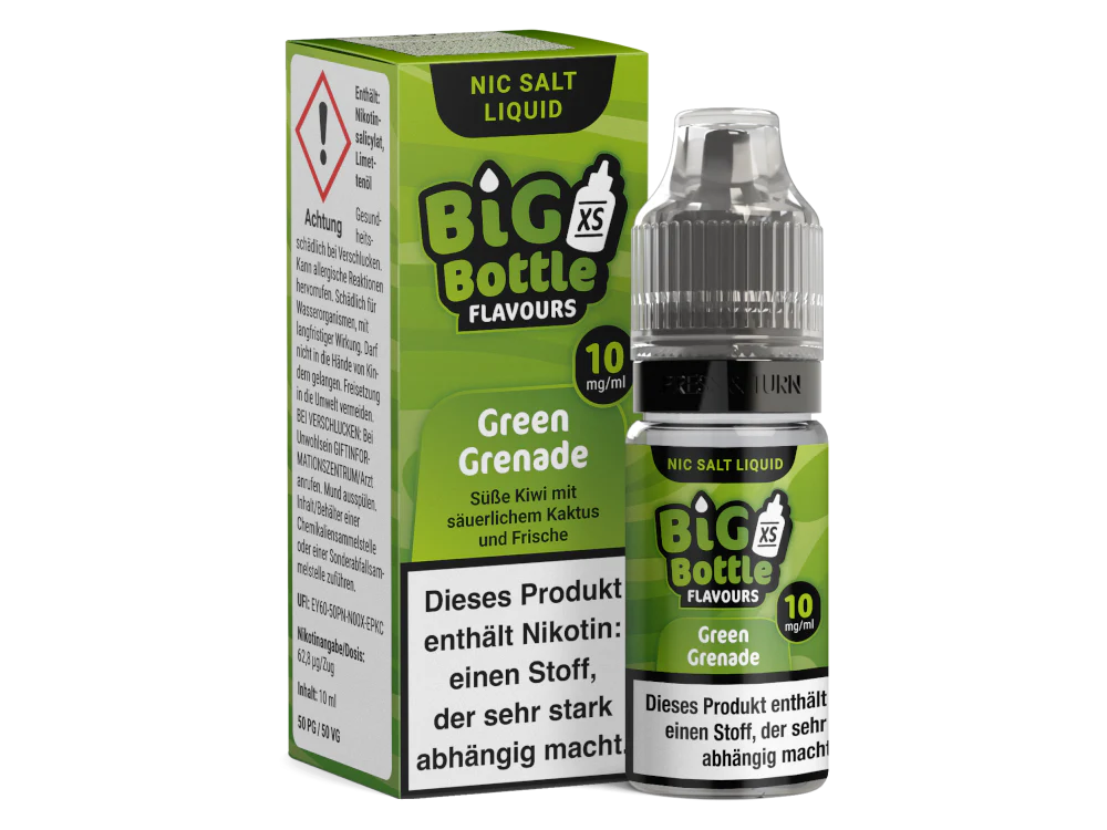 Big Bottle - Green Grenade - Nikotinsalz Liquid – Bild 2