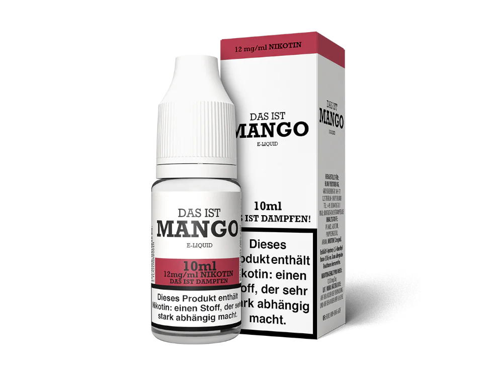 Das ist Dampfen - Mango E-Zigaretten Liquid – Bild 6