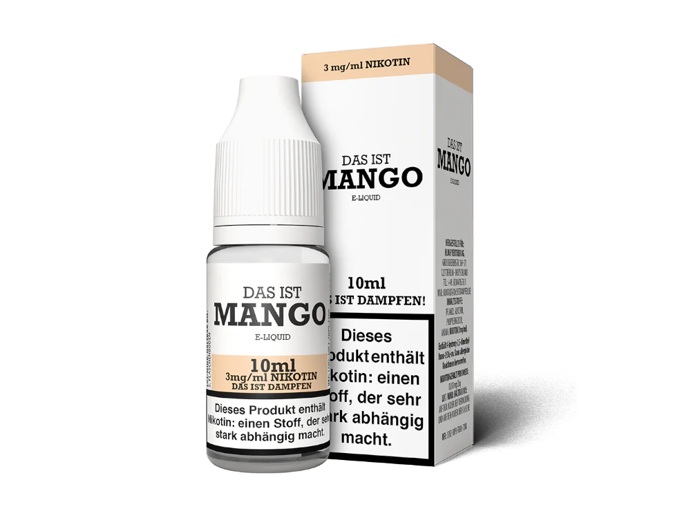 Das ist Dampfen - Mango E-Zigaretten Liquid – Bild 3