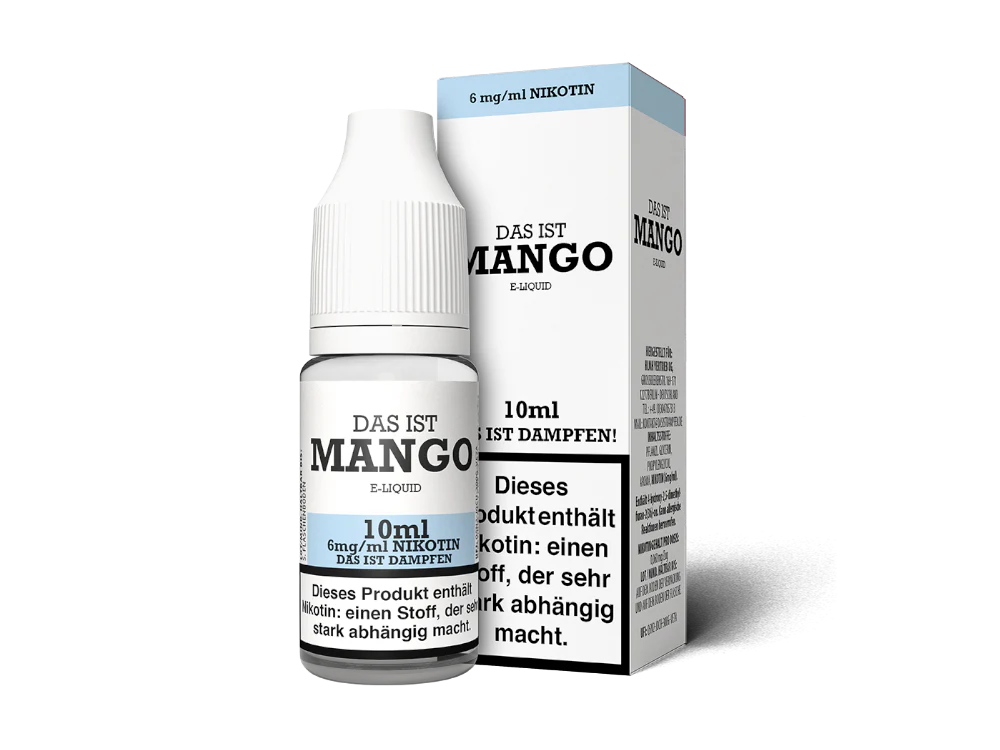 Das ist Dampfen - Mango E-Zigaretten Liquid – Bild 2