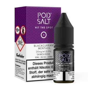 Pod Salt - Blackcurrant Menthol - Nikotinsalz Liquid