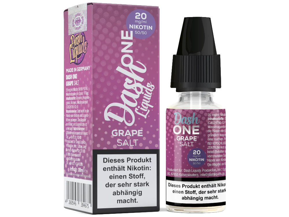 Dash Liquids - One - Grape - Nikotinsalz Liquid