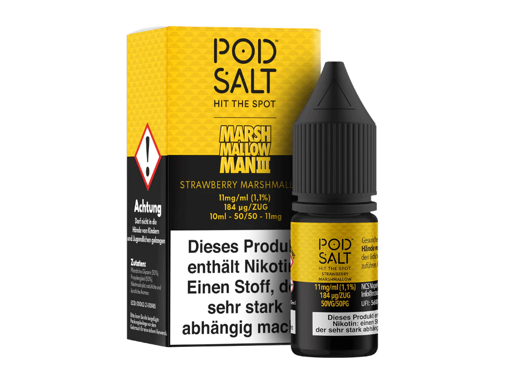 Pod Salt Fusion - Marshmallow Man 3 - Nikotinsalz Liquid – Bild 5