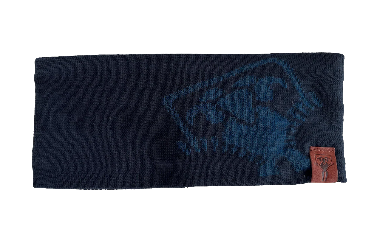 Grüezibag Headband Logo groß Saphir Blue