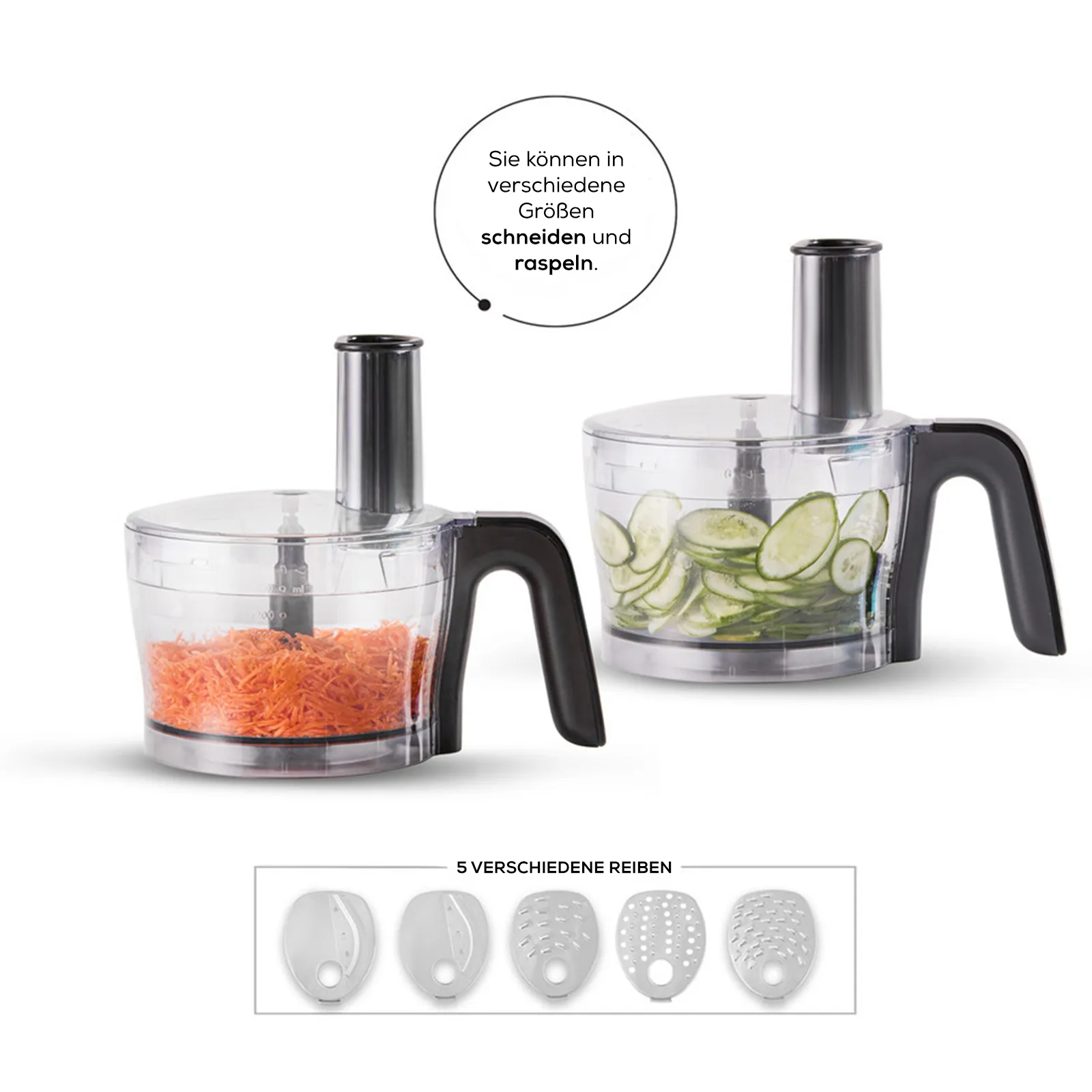 Karaca Mastermaid Power Multifunktionsset 10 in 1 Lebensmittelzubereitung 2000W Lila – Bild 5