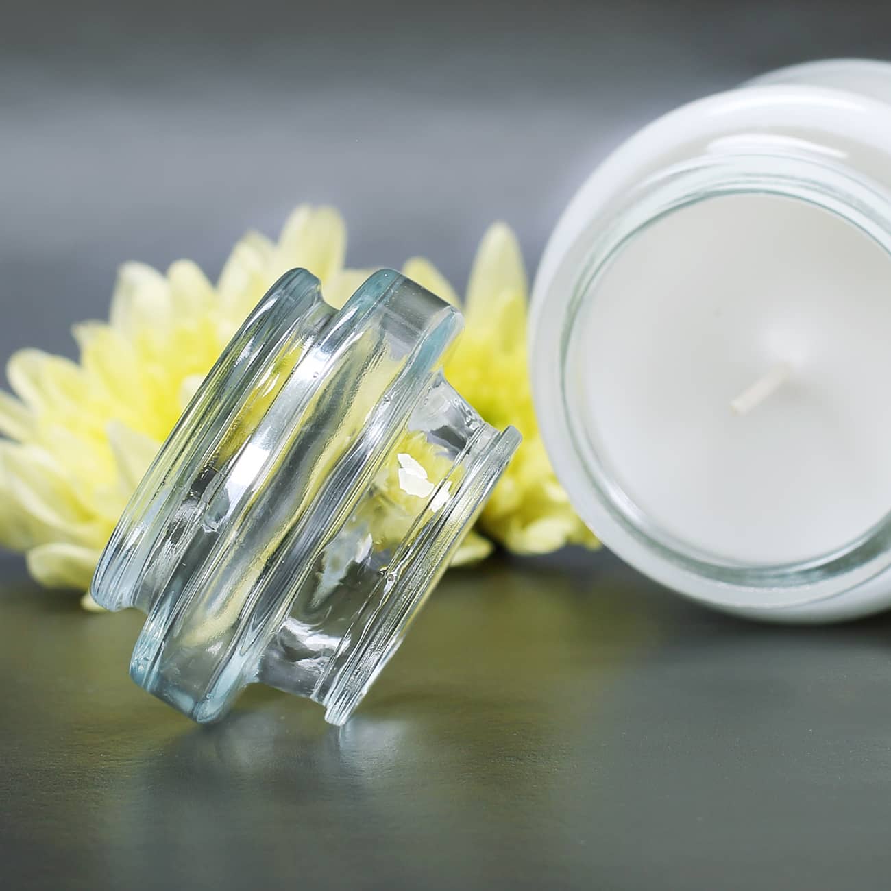 Eine Kleinigkeit von Herzen - Duftkerze im Glas mit Ihrem Wunschtext – Bild 3