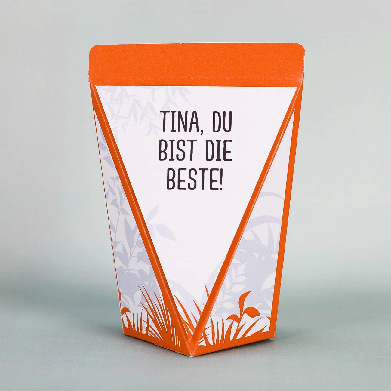 niedliche Geschenktüte für eine kleine Umarmung - mit Bonbons, Schokolade oder ohne Füllung – Bild 3