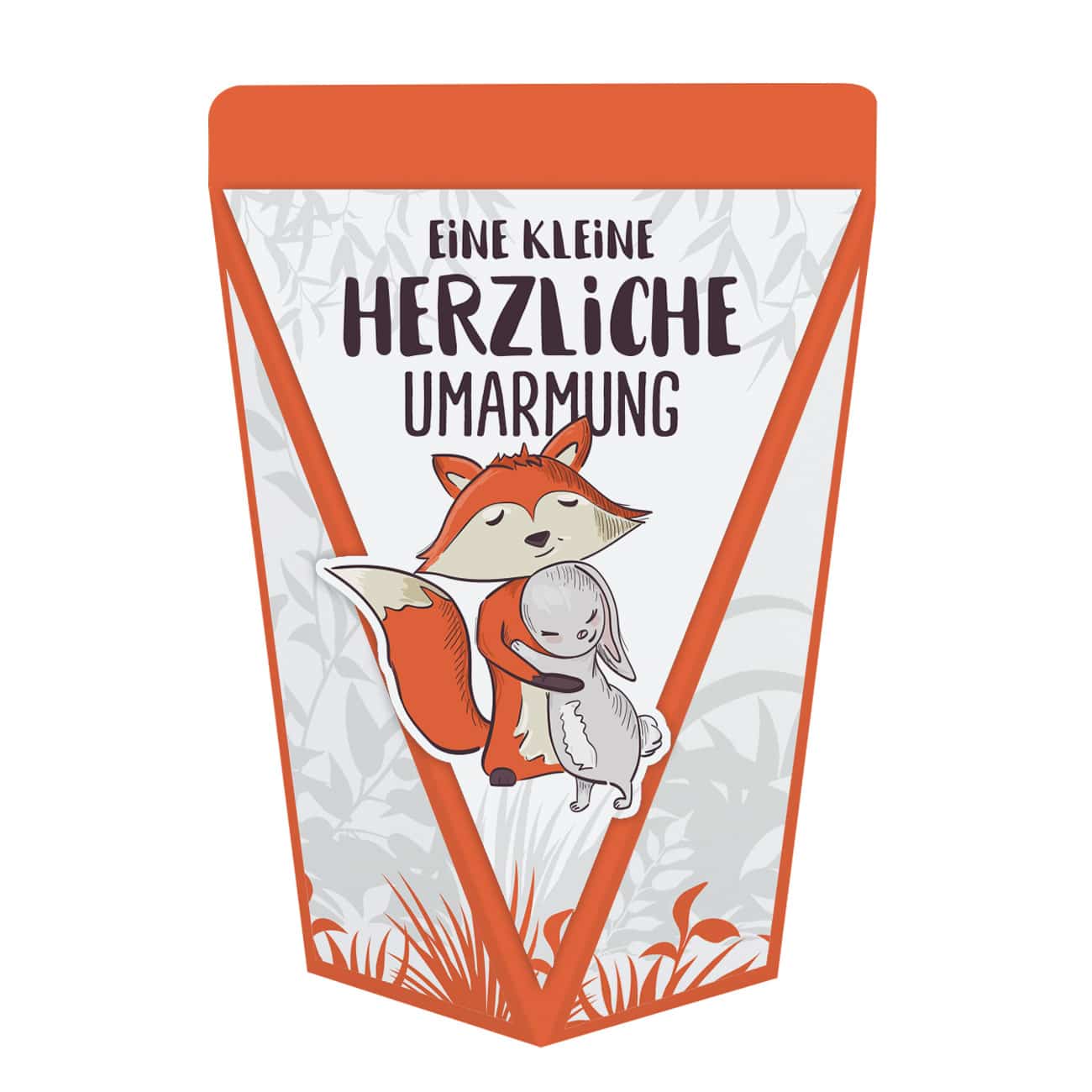 niedliche Geschenktüte für eine kleine Umarmung - mit Bonbons, Schokolade oder ohne Füllung – Bild 4