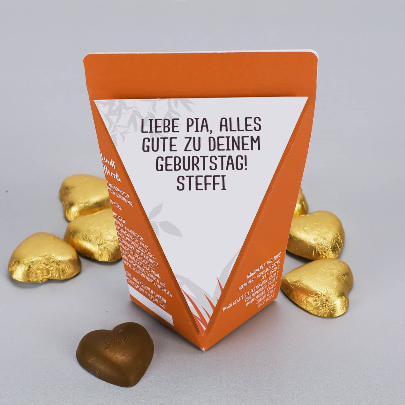 niedliche Geschenktüte für eine kleine Umarmung - mit Bonbons, Schokolade oder ohne Füllung – Bild 8