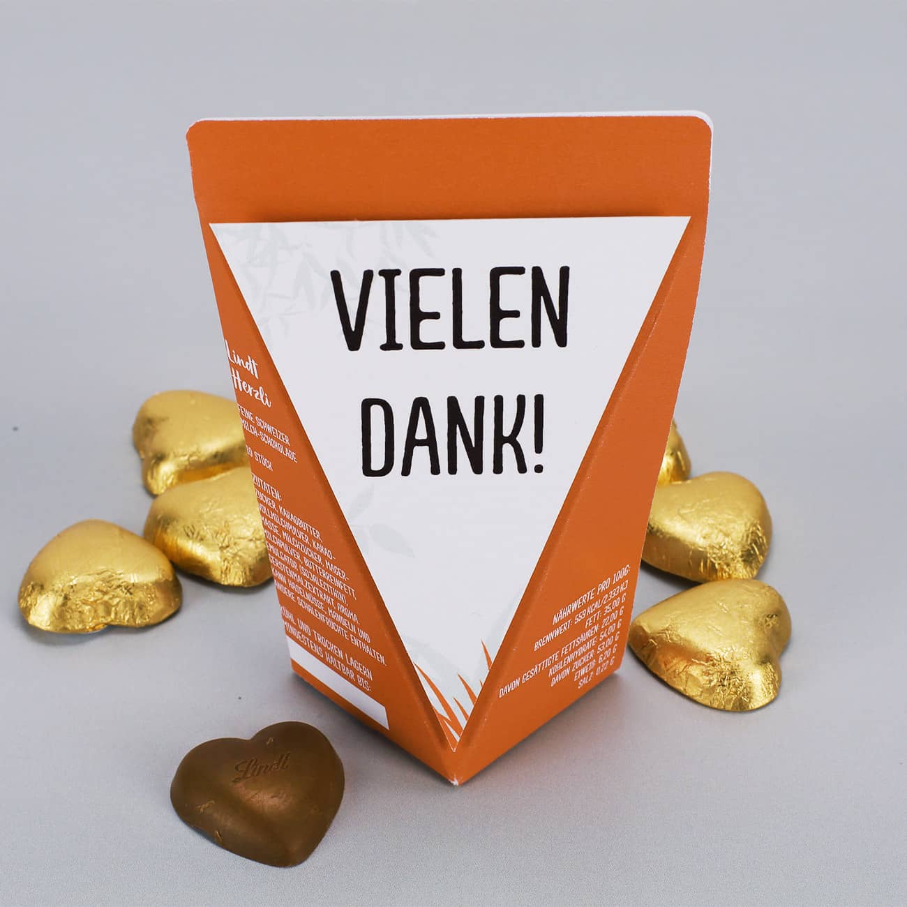 niedliche Geschenktüte für eine kleine Umarmung - mit Bonbons, Schokolade oder ohne Füllung – Bild 9